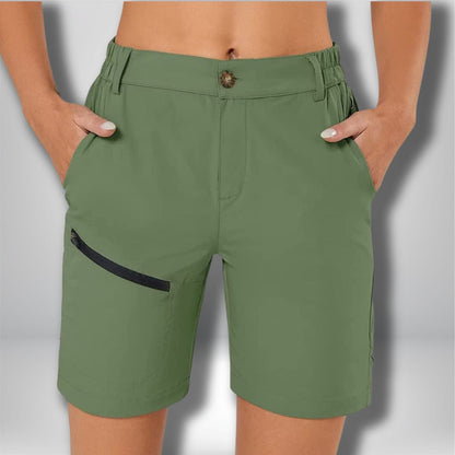 Short randonnée femme avec poches DKN2210 Vert Olive / US XXL