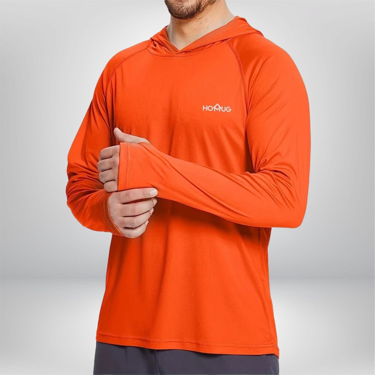 t shirt randonnée homme Orange / S