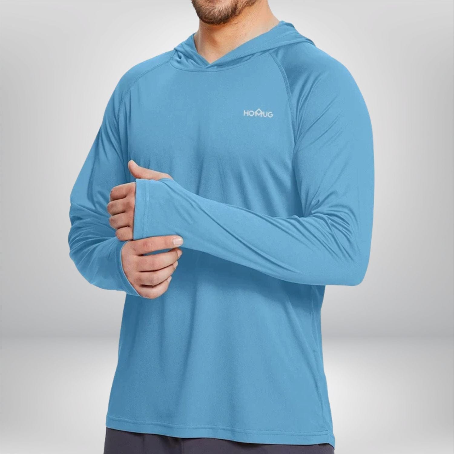 t shirt randonnée homme Turquoise clair / S