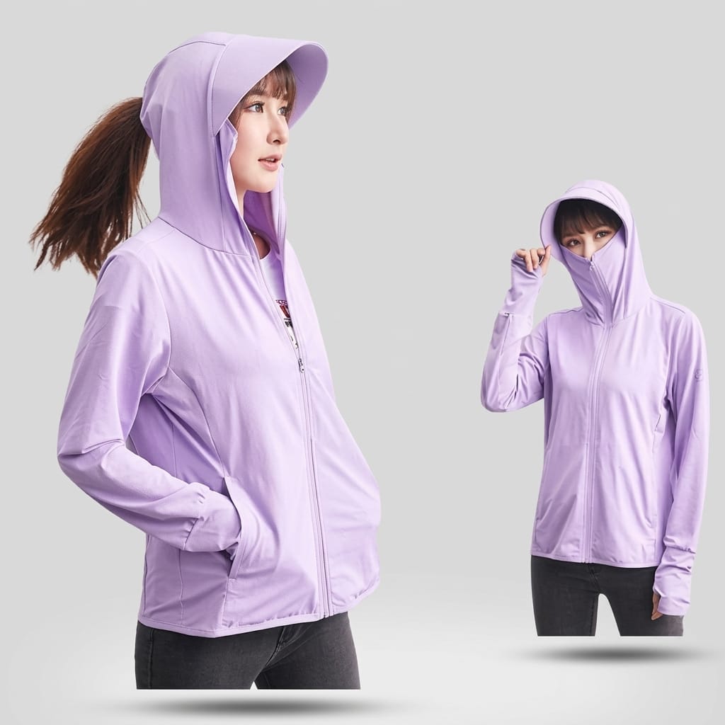 Veste anti uv femme Pourpre / XXXL
