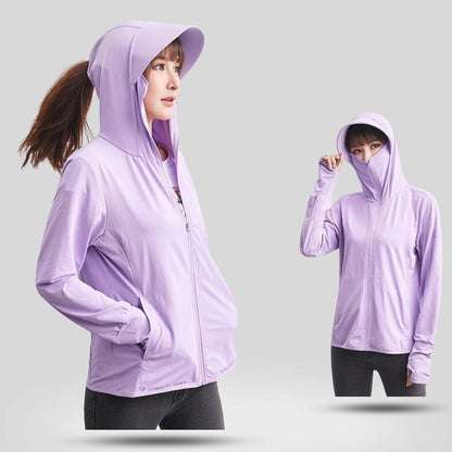 Veste anti uv femme Pourpre / XXXL