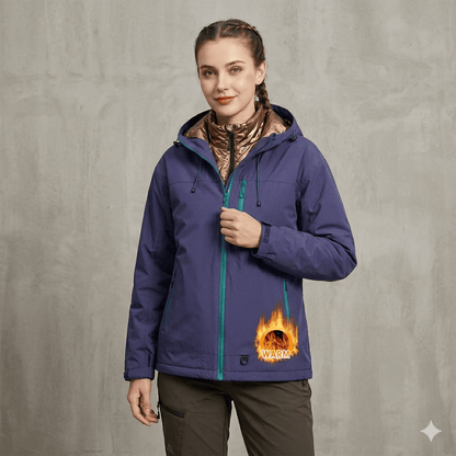 Veste chaude randonnée femme Pourpre / S(40 kg-50 kg)