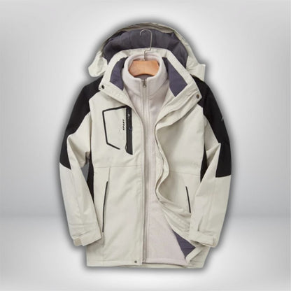 veste chaude randonnée homme Beige / XL