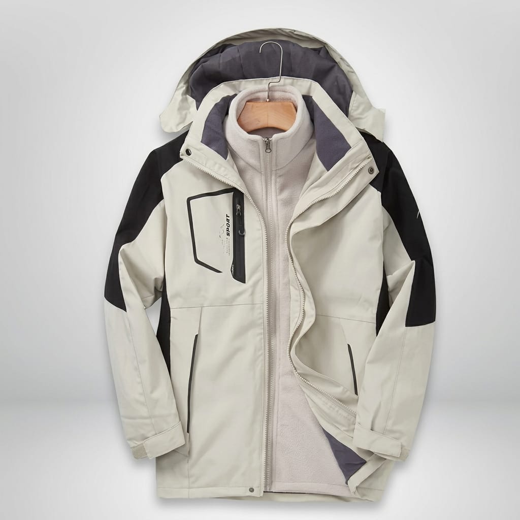 veste chaude randonnée homme Beige / XL