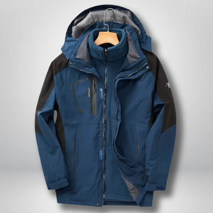 veste chaude randonnée homme Bleu / XL