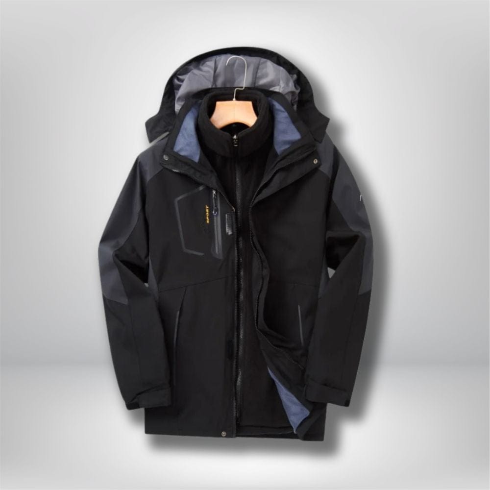 veste chaude randonnée homme Noir / XL
