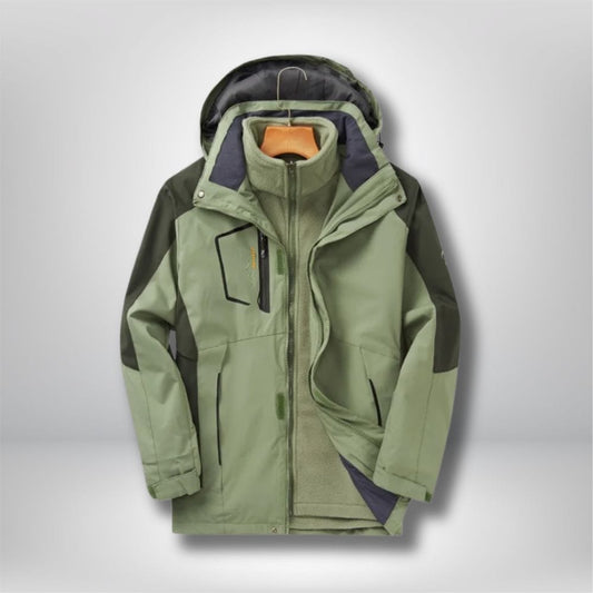 veste chaude randonnée homme Vert / XL