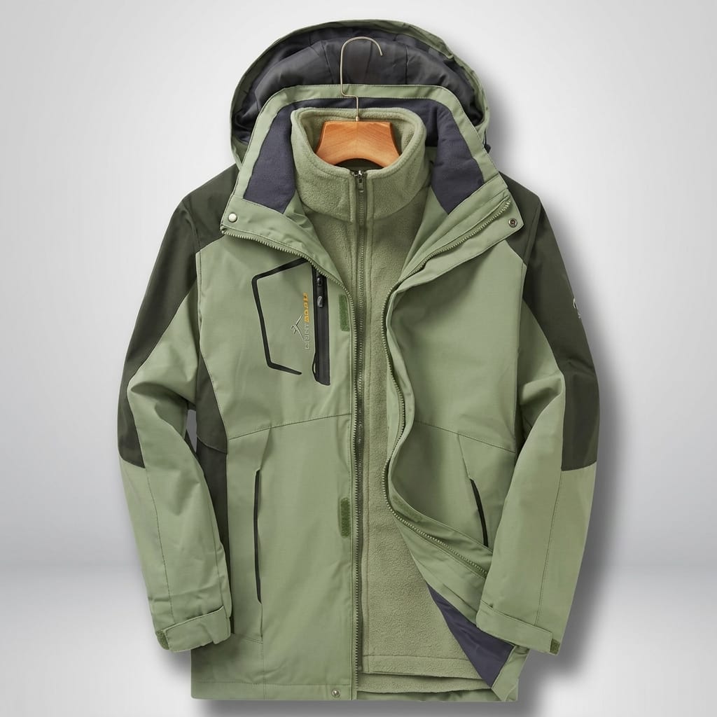 veste chaude randonnée homme Vert / XL