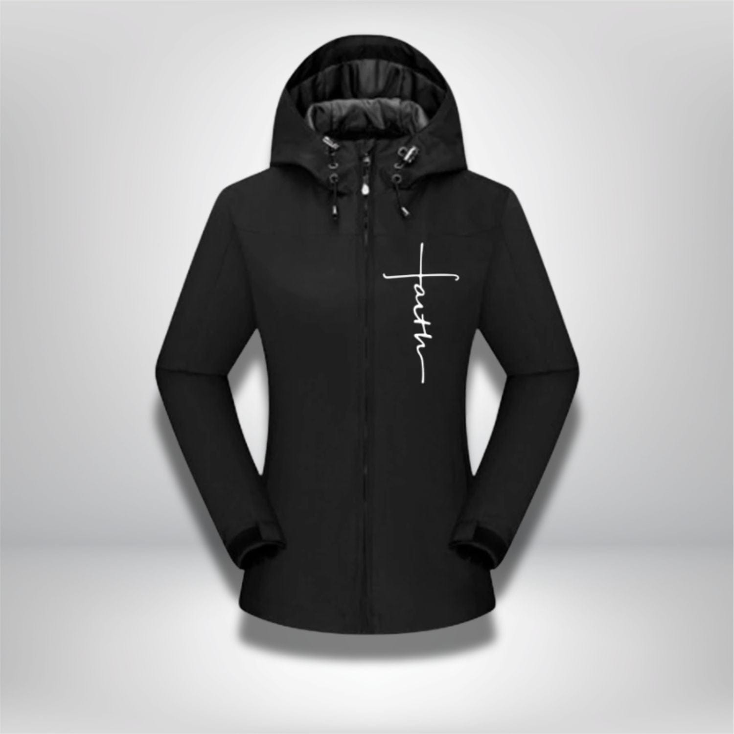 Veste coupe vent randonnée femme Noir / S