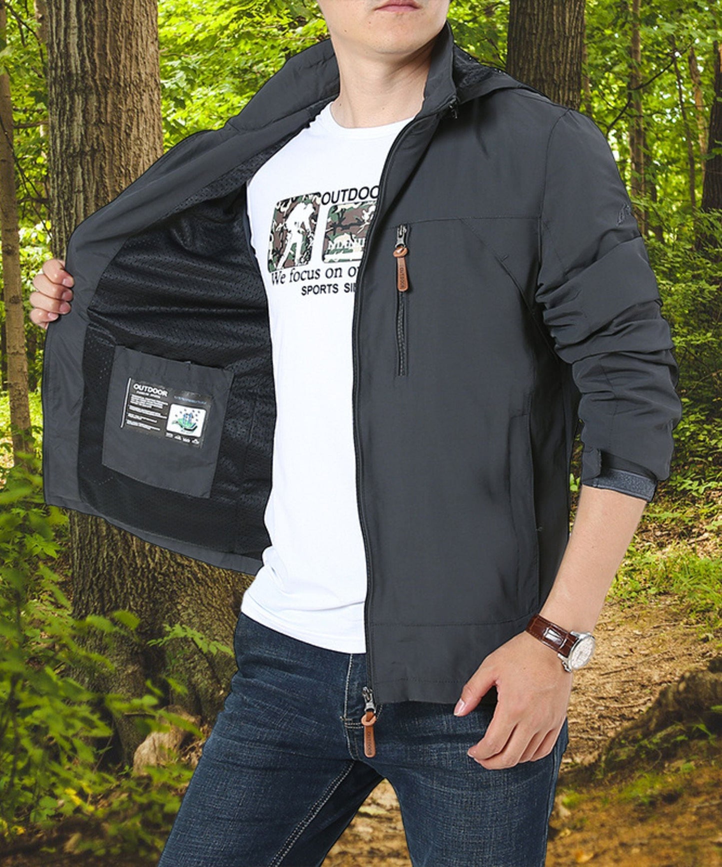 veste coupe vent randonnée homme