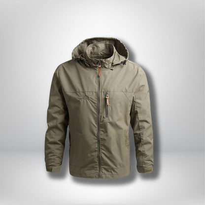 veste coupe vent randonnée homme Kaki -Jacket / M