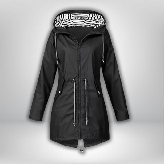 veste de pluie randonnée femme | HikingHavens® Noir / XXL