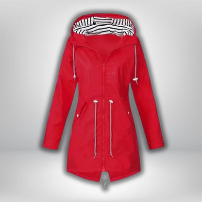 veste de pluie randonnée femme rouge / 4XL
