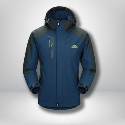 Veste de randonnée imperméable et Respirante Marine / L