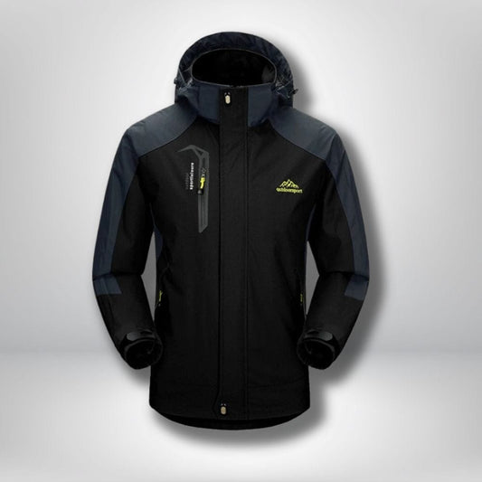 Veste de randonnée imperméable et Respirante Noir / L