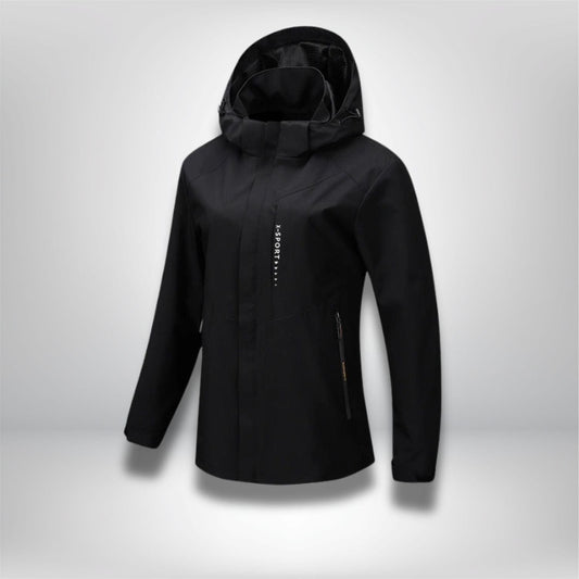 veste imperméable 3 en 1 femme NOIR / M