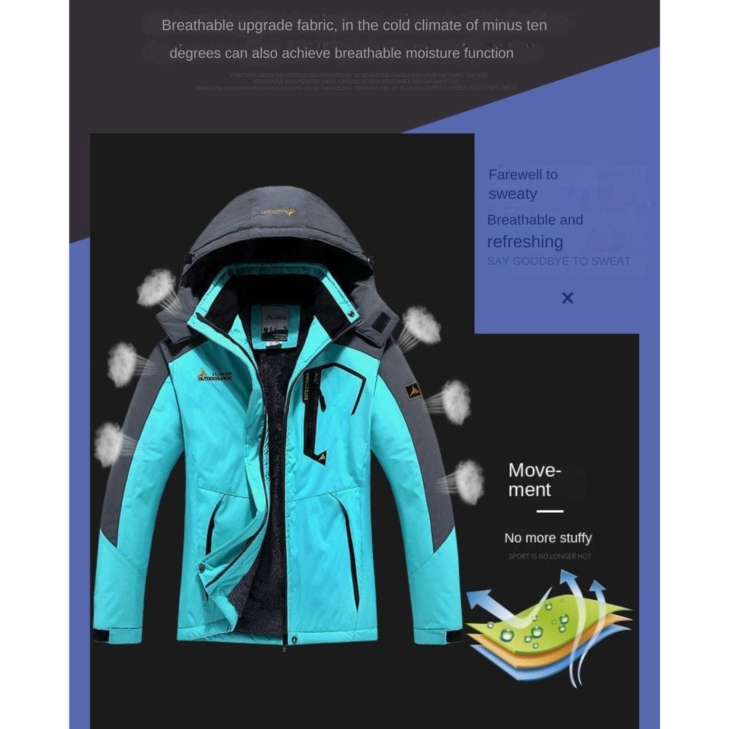 Veste imperméable femme randonnée | HikingHavens®