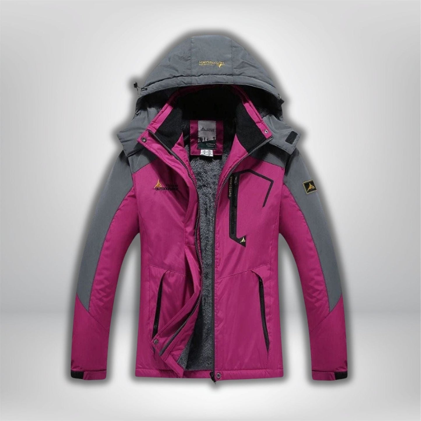 Veste imperméable femme randonnée | HikingHavens® fuchsia / M