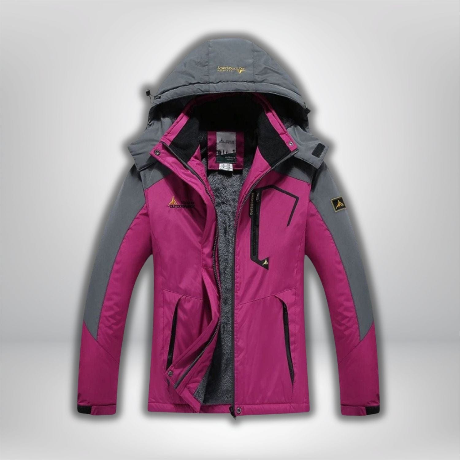 Veste imperméable femme randonnée | HikingHavens® fuchsia / M
