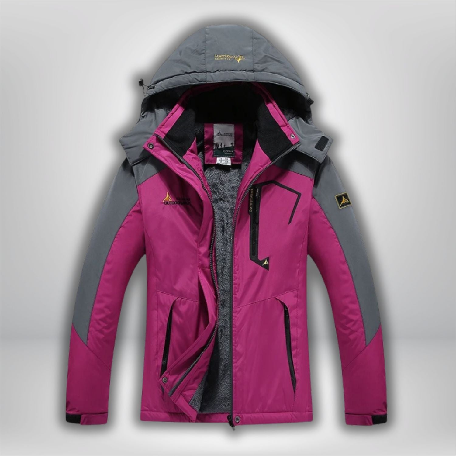 Veste imperméable femme randonnée | HikingHavens® fuchsia / M