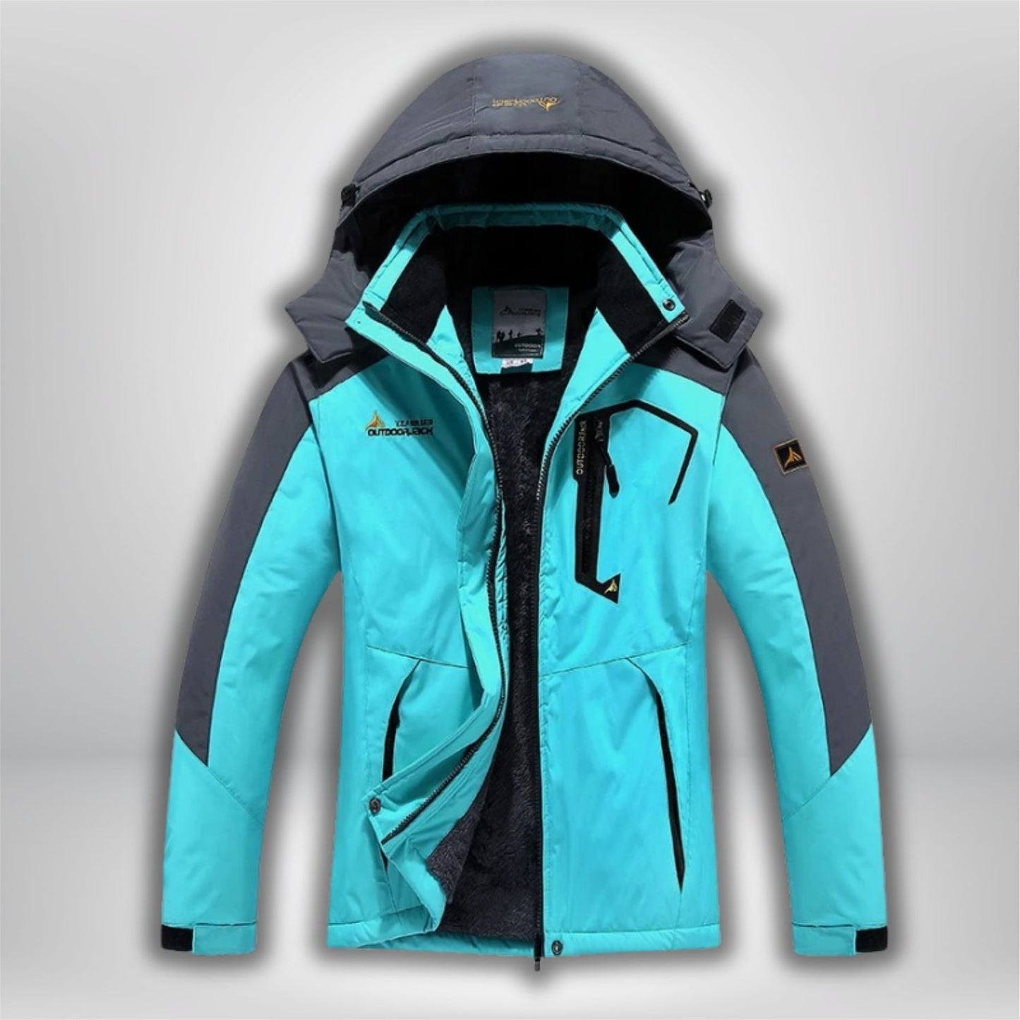 Veste imperméable femme randonnée | HikingHavens® moon-bleu / M