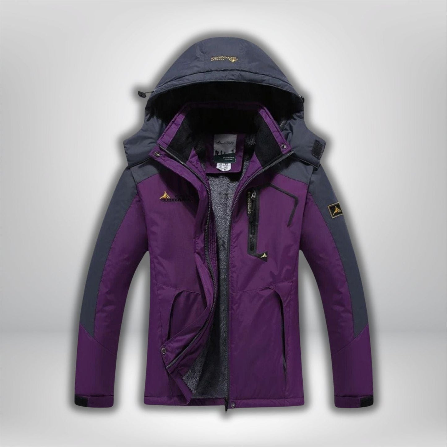 Veste imperméable femme randonnée | HikingHavens® pourpre / M