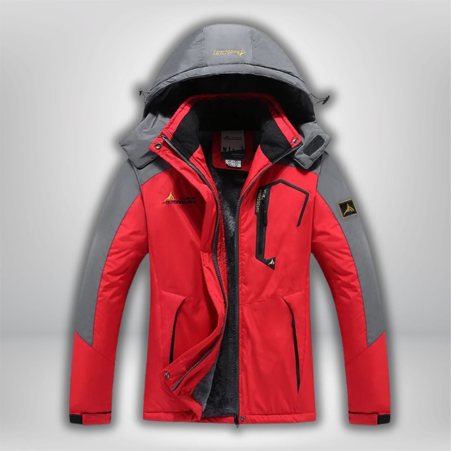 Veste imperméable femme randonnée | HikingHavens® rouge / M