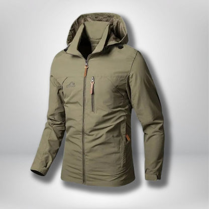 Veste imperméable homme randonnée Kaki DT8817 / M(50-60Kg)