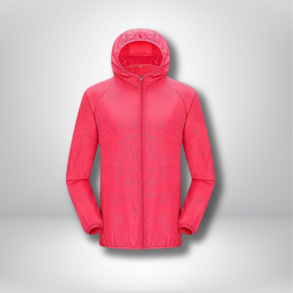 Veste impermeable randonnée 4XL / Unisex Rose Rouge