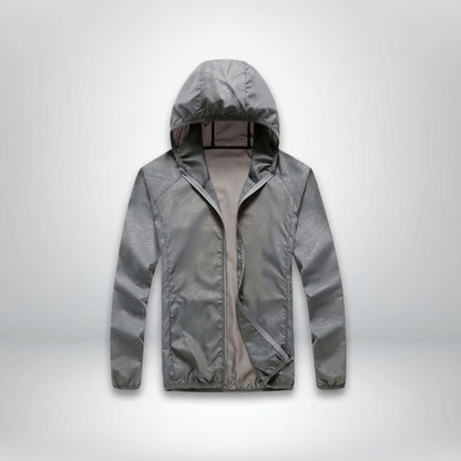 Veste pluie randonnée Unisex-Gris / S