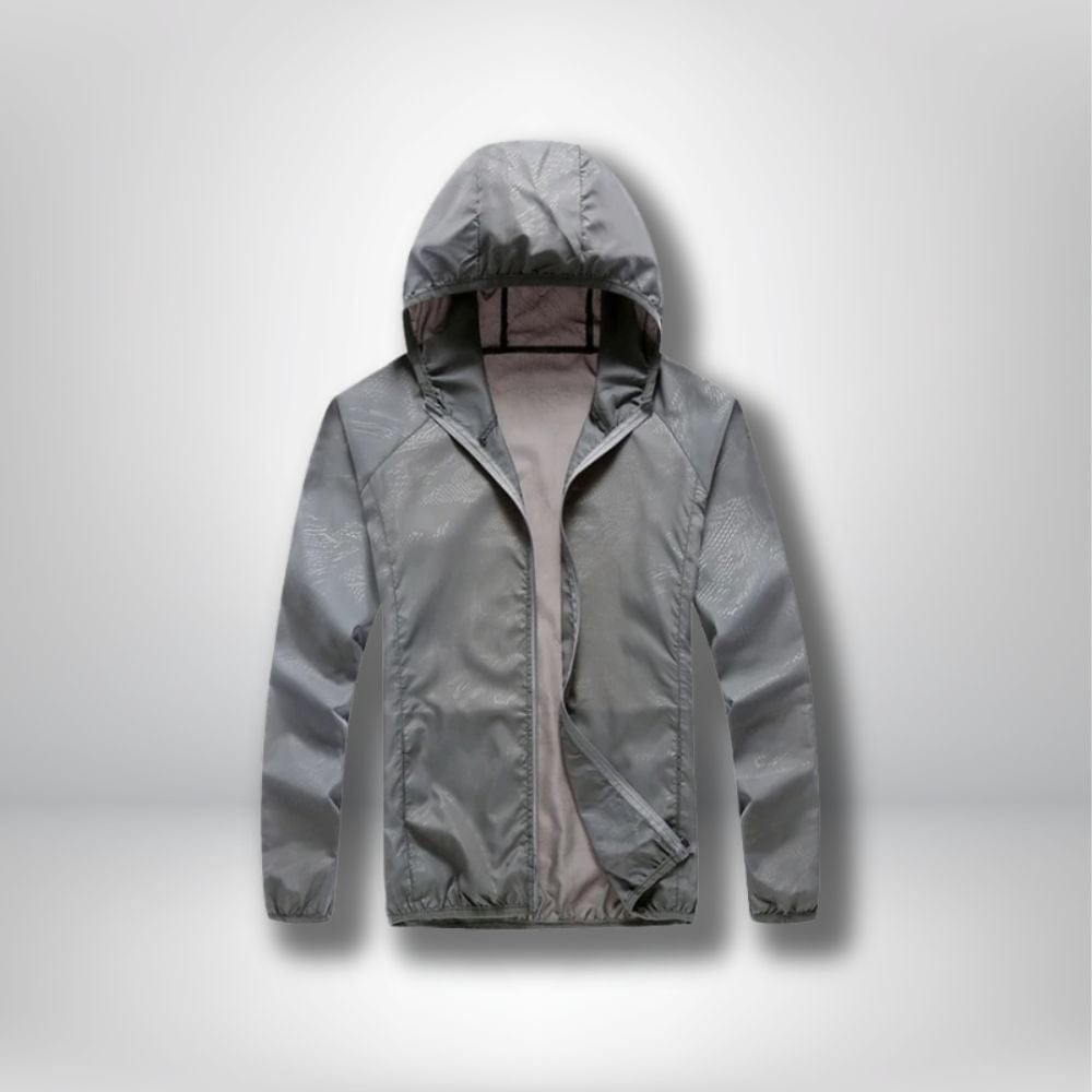 Veste pluie randonnée Unisex-Gris / S