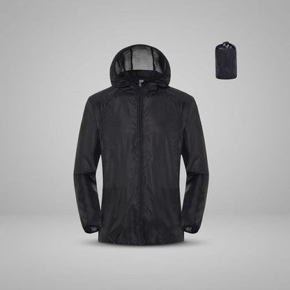 Veste pluie randonnée Unisex-Noir / S