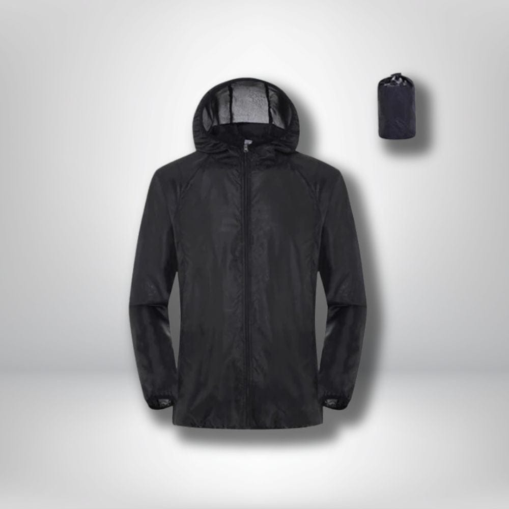 Veste pluie randonnée Unisex-Noir / S