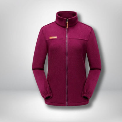 Veste polaire randonnée femme Vin / M