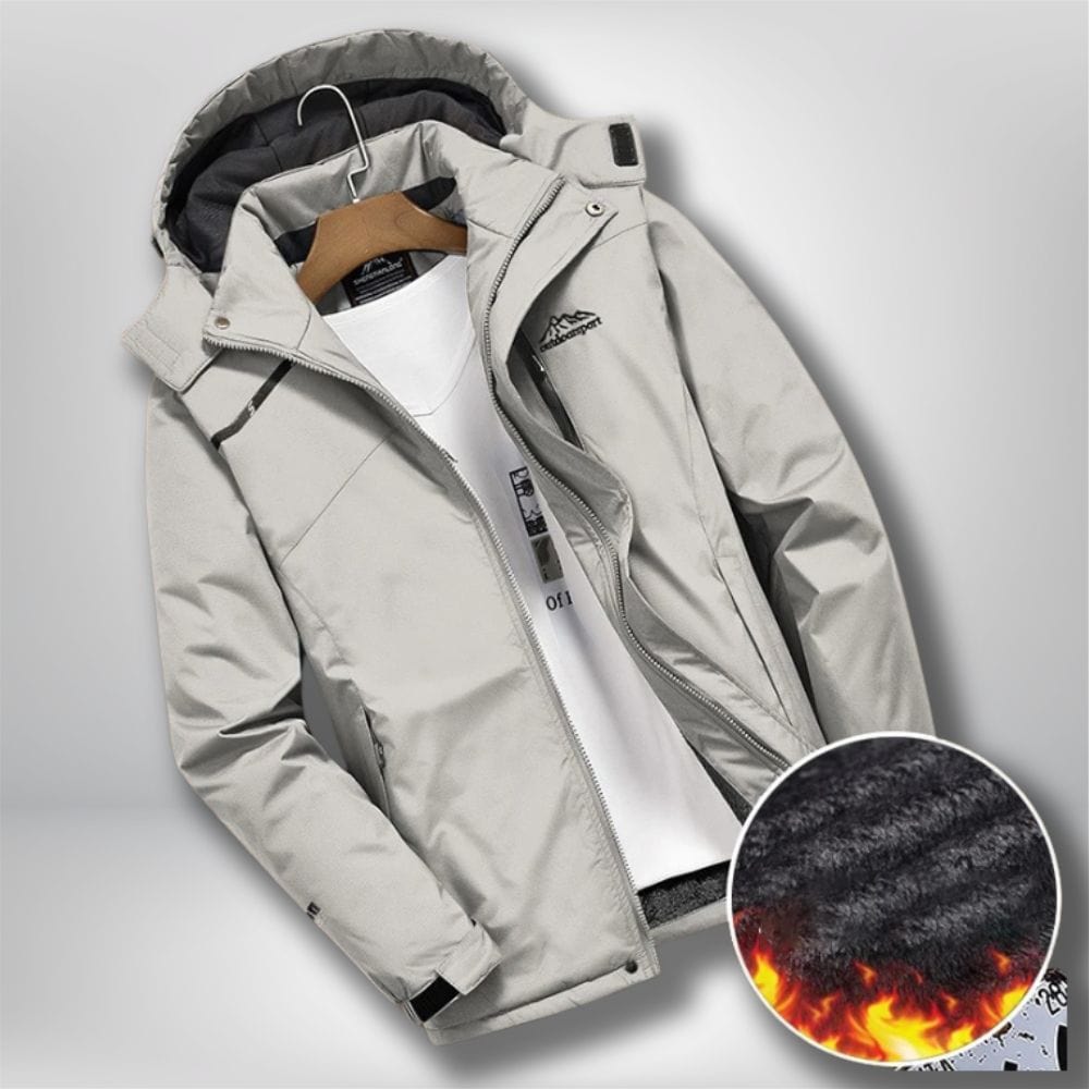 Veste polaire randonnée homme Homme-Blanc / M