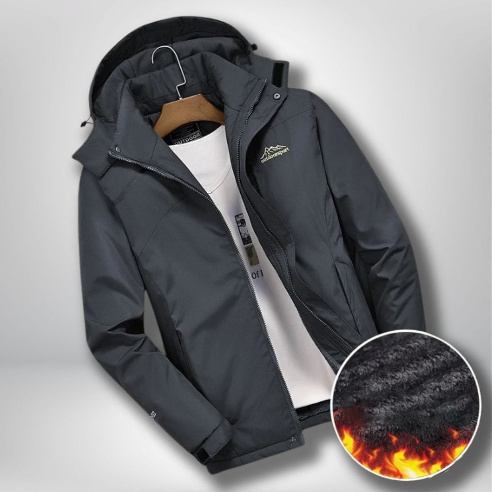Veste polaire randonnée homme Homme-Gris / M