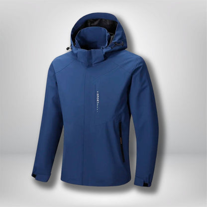 veste randonnée 3 en 1 homme Bleu marine / M