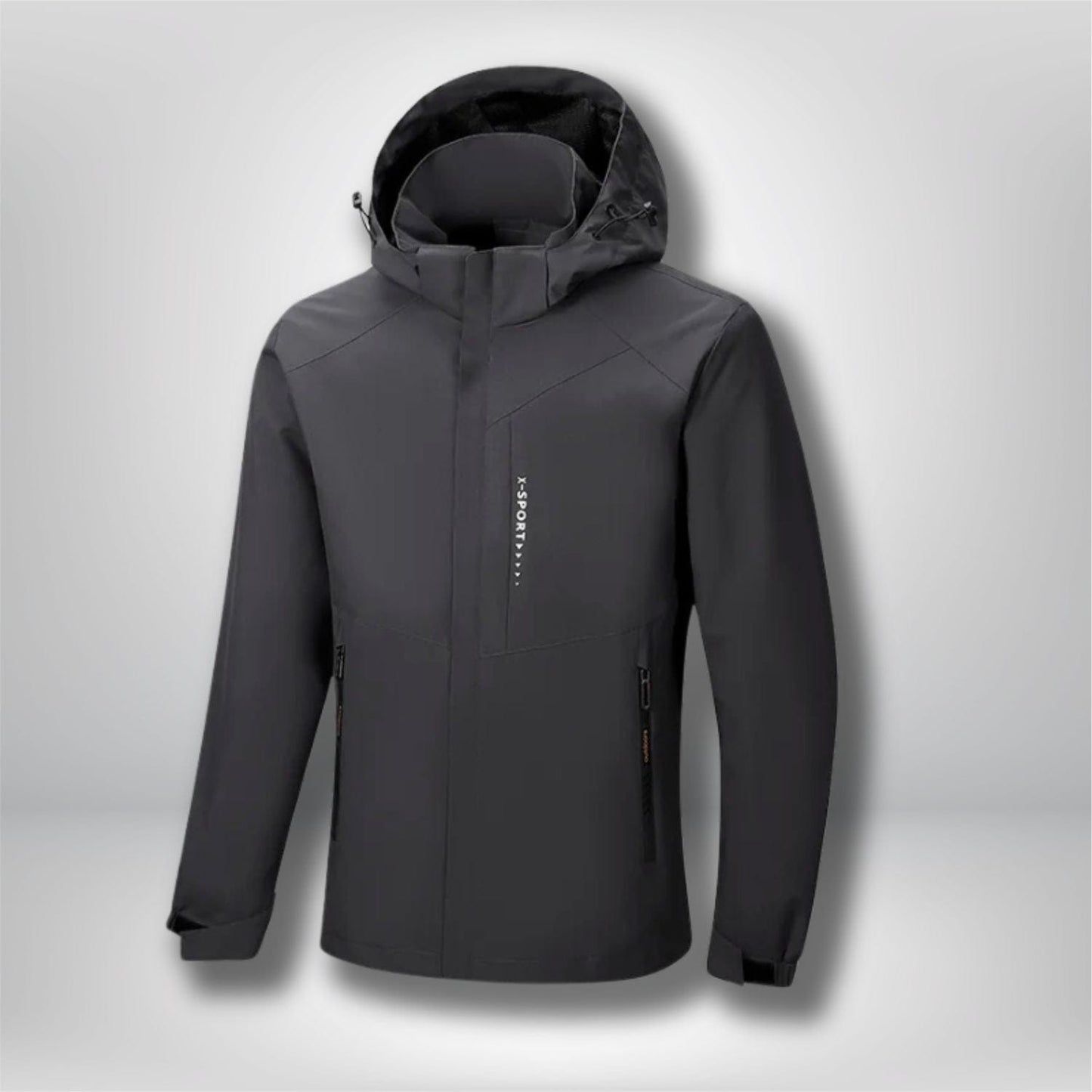 veste randonnée 3 en 1 homme Gris foncé / M