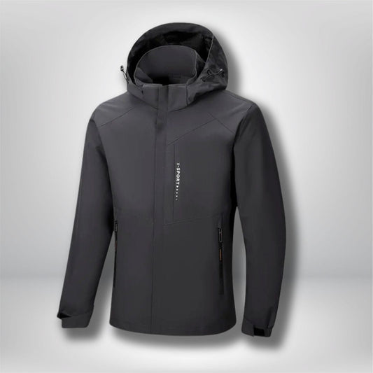 veste randonnée 3 en 1 homme Gris foncé / M