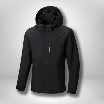 veste randonnée 3 en 1 homme Noir / M