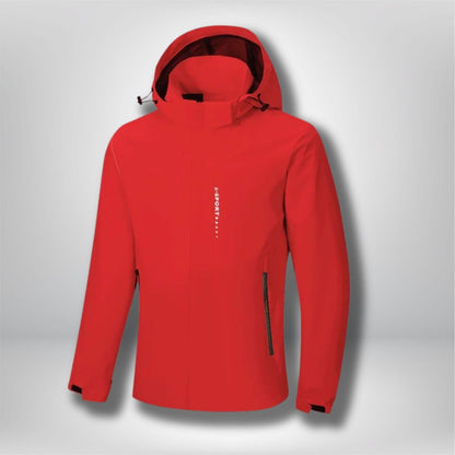 veste randonnée 3 en 1 homme Rouge / M