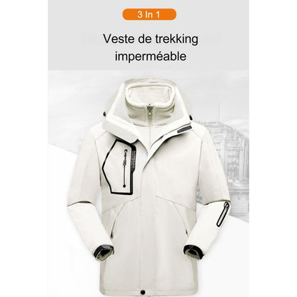 veste randonnée femme 3 en 1