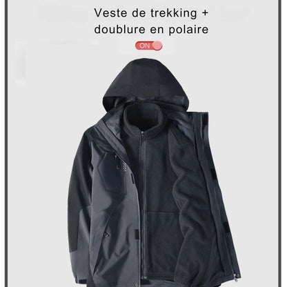 veste randonnée femme 3 en 1