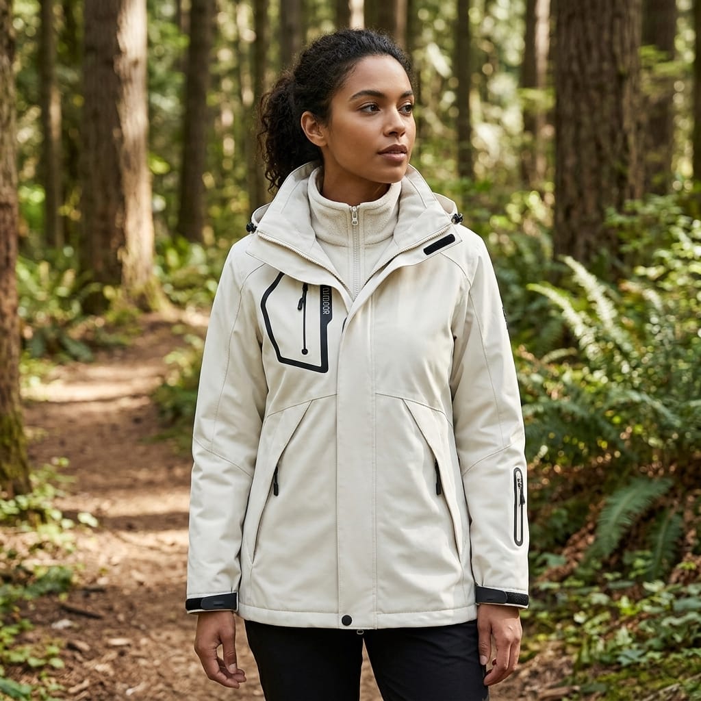 veste randonnée femme 3 en 1