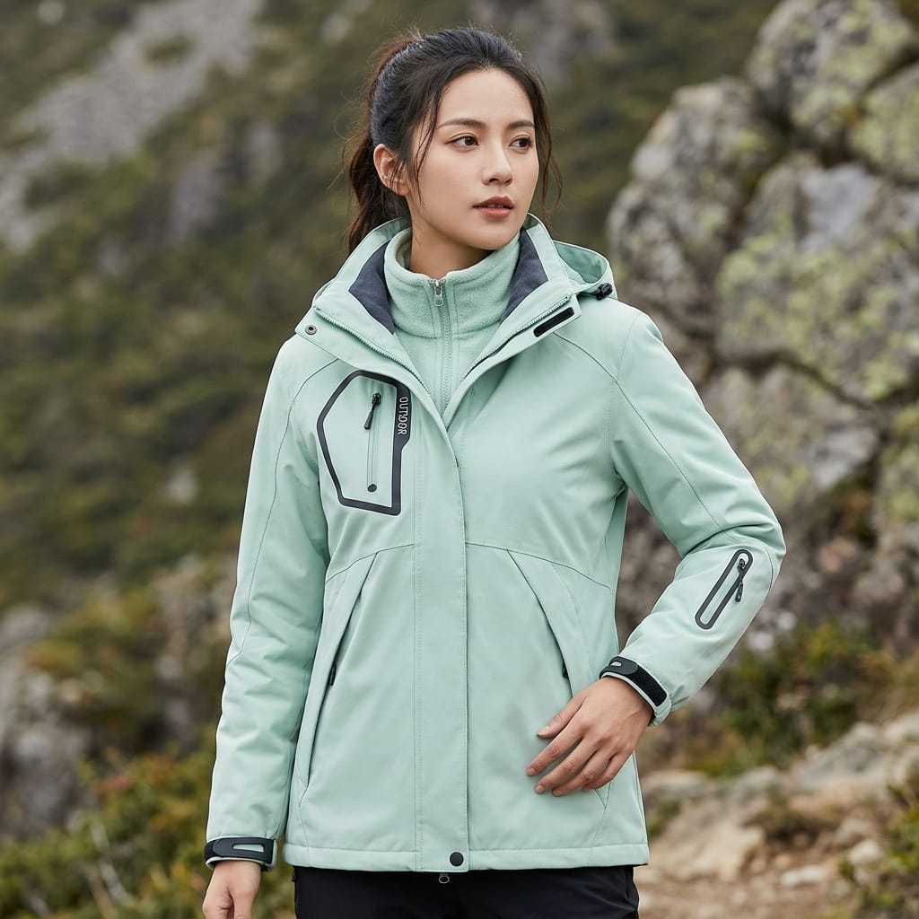 veste randonnée femme 3 en 1