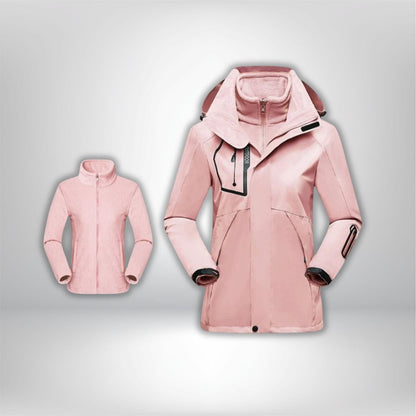 veste randonnée femme 3 en 1 Women-Rose / M(40-50kg)