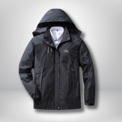 veste randonnée femme imperméable et respirante Noir / M
