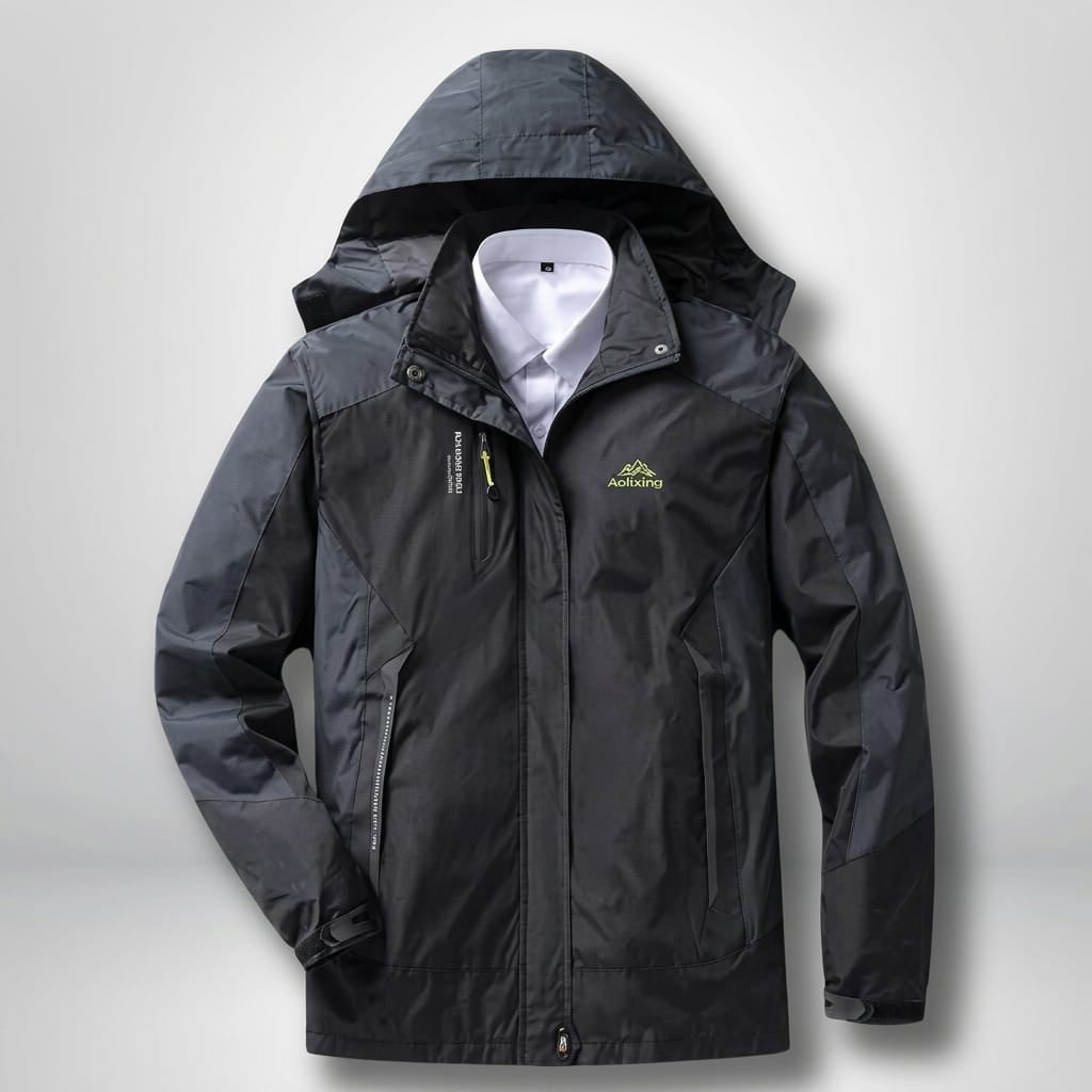 veste randonnée femme imperméable et respirante Noir / M