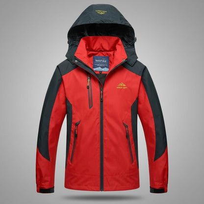 veste randonnée femme imperméable et respirante Rouge / M
