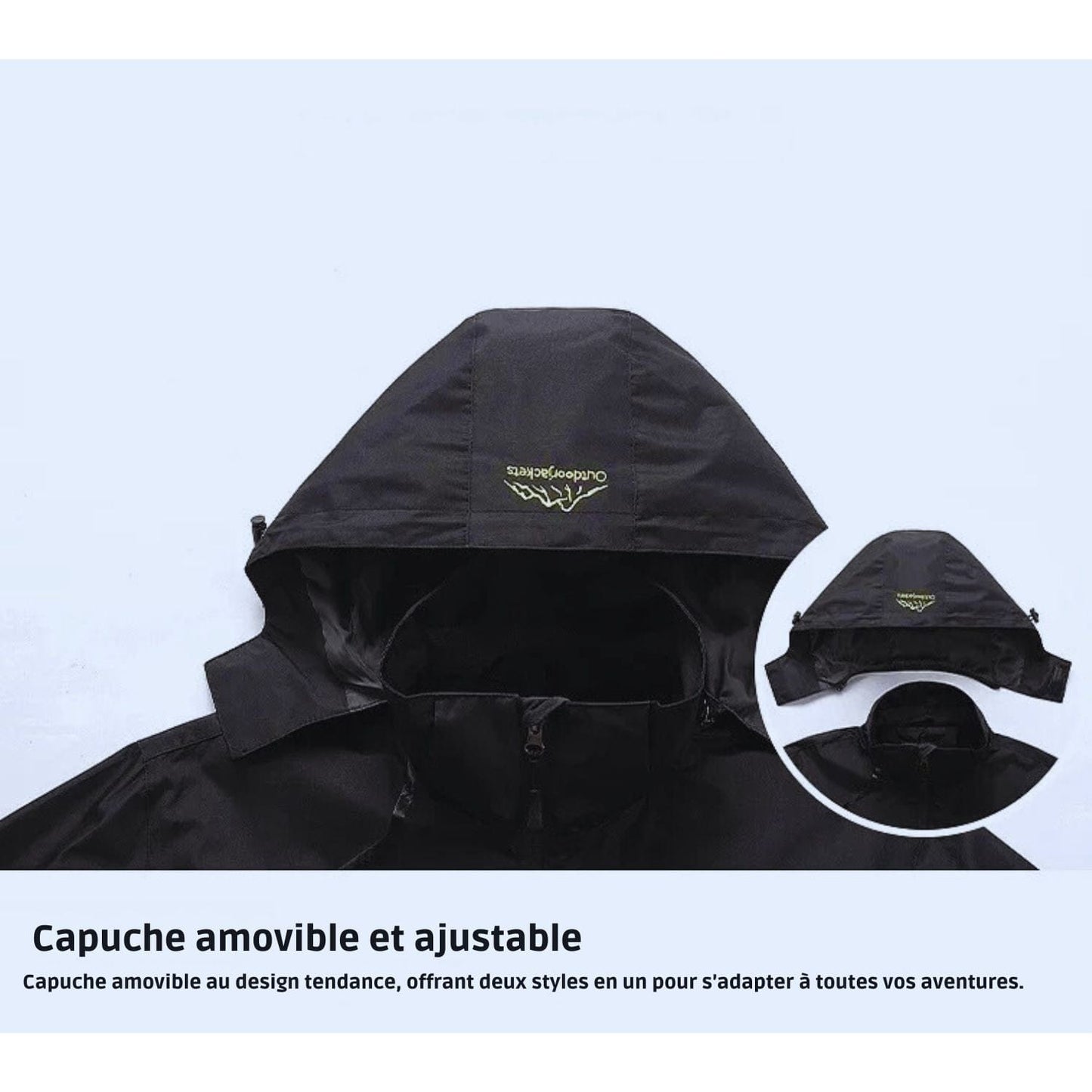 Veste randonnée Imperméable respirante homme